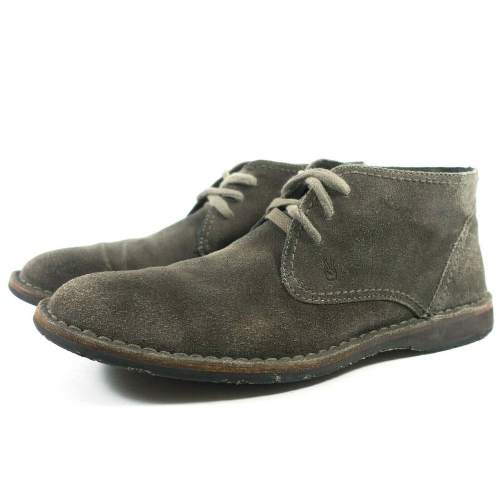 John Varvatos Star USA Suede Chukka Shoes - Men's Size 9.5